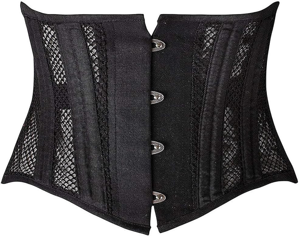 SHAPERX Women's 26 Steel Boned Corset Short Torso Heavy Duty Waist Training Corsets | Amazon (US)