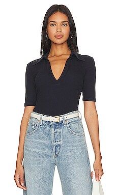 Citizens of Humanity Liu Bodysuit in Navy from Revolve.com | Revolve Clothing (Global)