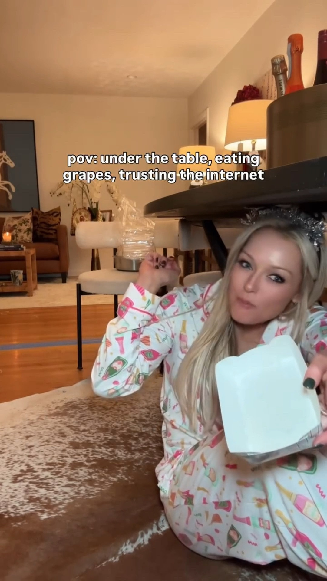 anything can happen... 🤷🏼‍♀️

_
#dallas new years, dating, dallas influencer, grapes, champagne pajamas, cozy pajamas, best women's pajamas

#LTKootd #LTKFindsUnder100