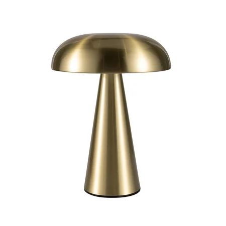 Led Mushroom Table Lamp 3 Color Dimming 1800mah Battery Energy Saving Eye Protective Usb Night Light | Walmart (US)