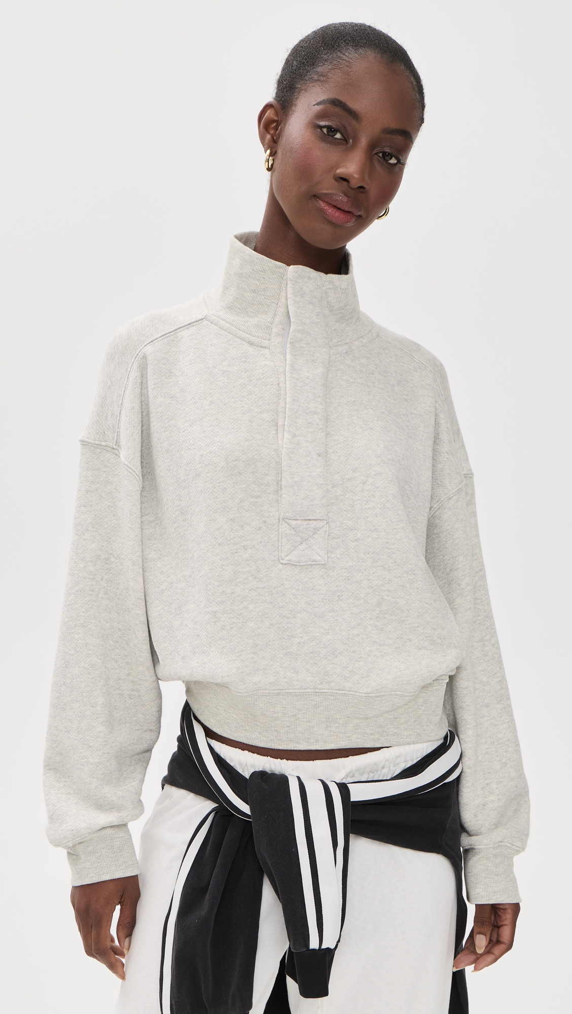 Free People Timeless Pullover Heather Grey XL | Shopbop