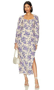 Free People Jaymes Midi in Iris Combo from Revolve.com | Revolve Clothing (Global)
