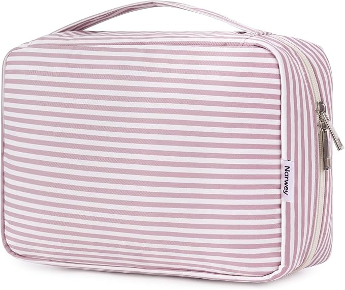 Narwey Small Hanging Travel Toiletry Bag for Women, Travel Bag for Toiletries, Makeup Bag Organiz... | Amazon (US)