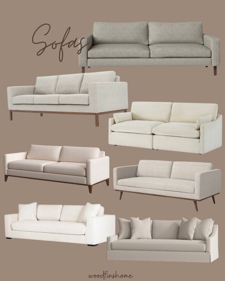 Sofas 
80in upholstered sofa 
84in upholstered sofa 
85in upholstered sofa 
87in upholstered sofa 
89in slip covered sofa 
89.7in velvet sofa 
99in modern upholstered sofa 


#LTKhome #LTKsalealert