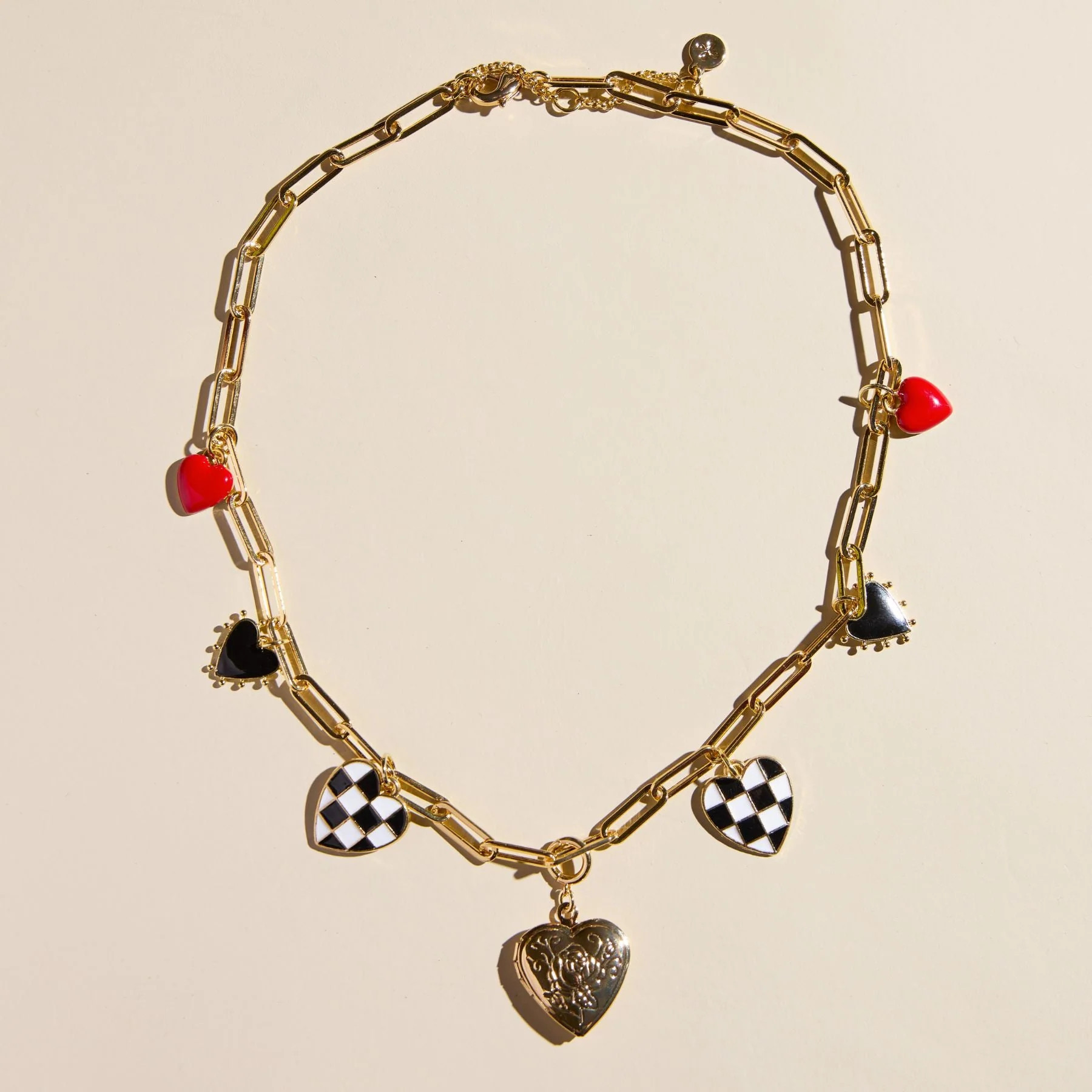 Heartbreaker Charm Necklace | Nickel and Suede