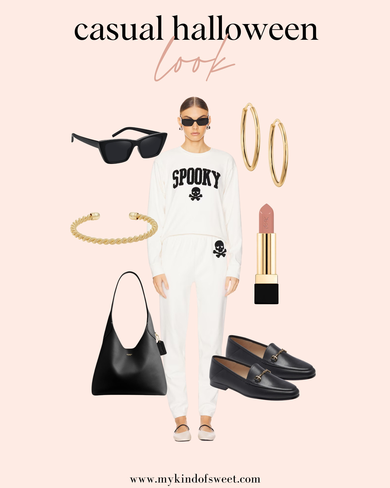 How cute is this spooky set? Add some black loafers and gold jewelry to accessorize. 

#LTKStyleTip #LTKHalloween