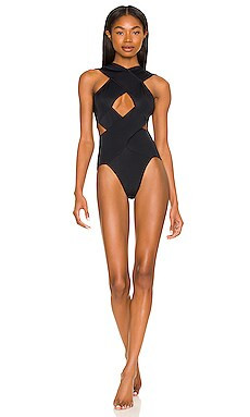 OYE Swimwear Chiara One Piece in Black from Revolve.com | Revolve Clothing (Global)