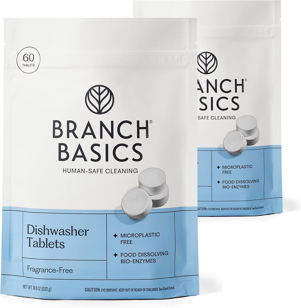 Branch Basics Dishwasher Tablets - 120 Ct | Plastic-Free Tablets | Amazon (US)