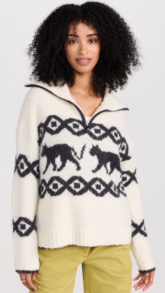 KITRI Uma Boucle Knit Sweater | Shopbop | Shopbop