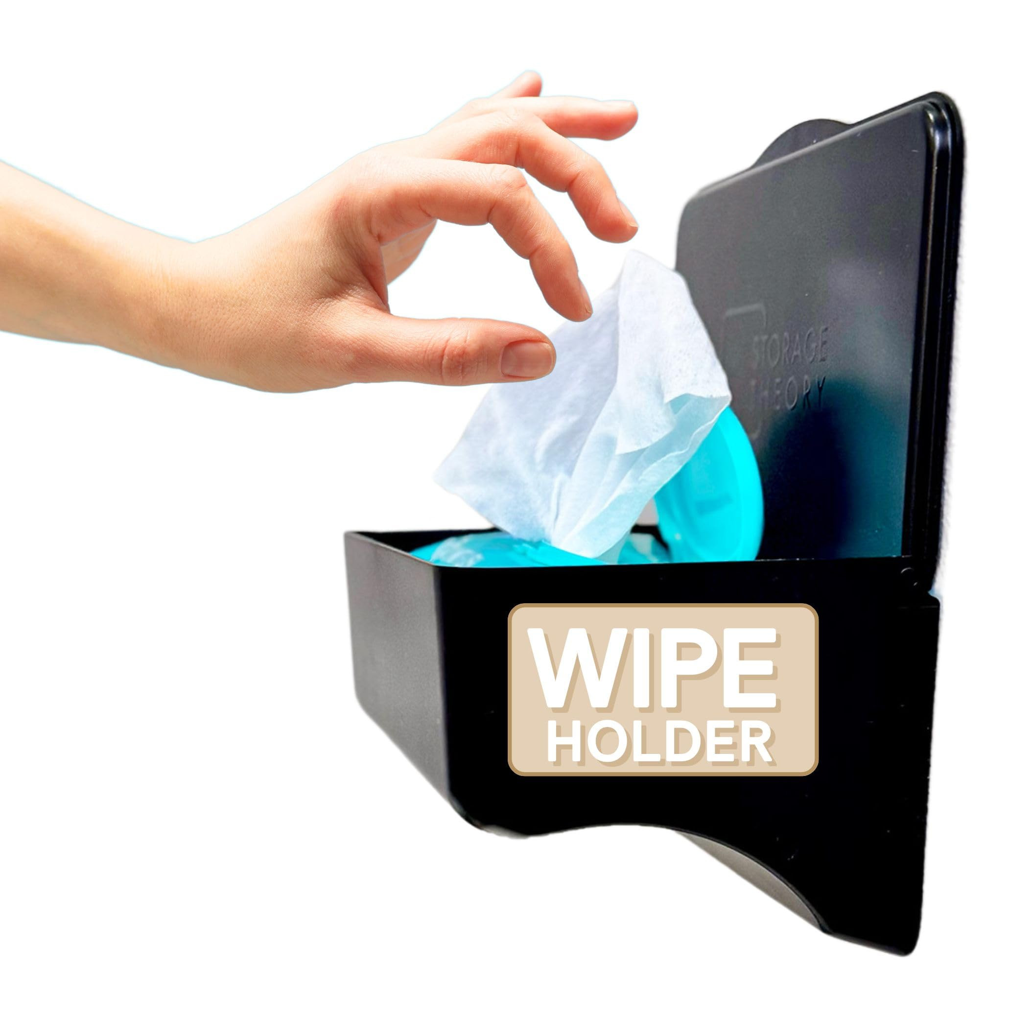 Bathroom Wipes Holder Dispenser with Shelf – Restroom Organizer & Toilet Wipe Holder for Bathro... | Amazon (US)