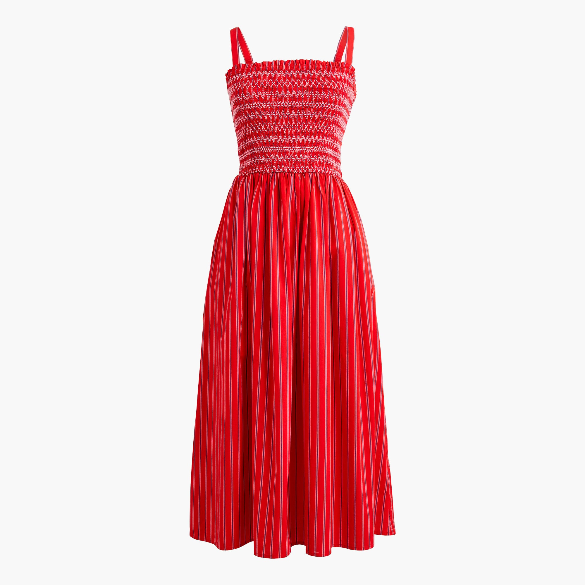Petite smocked midi dress | J.Crew Factory
