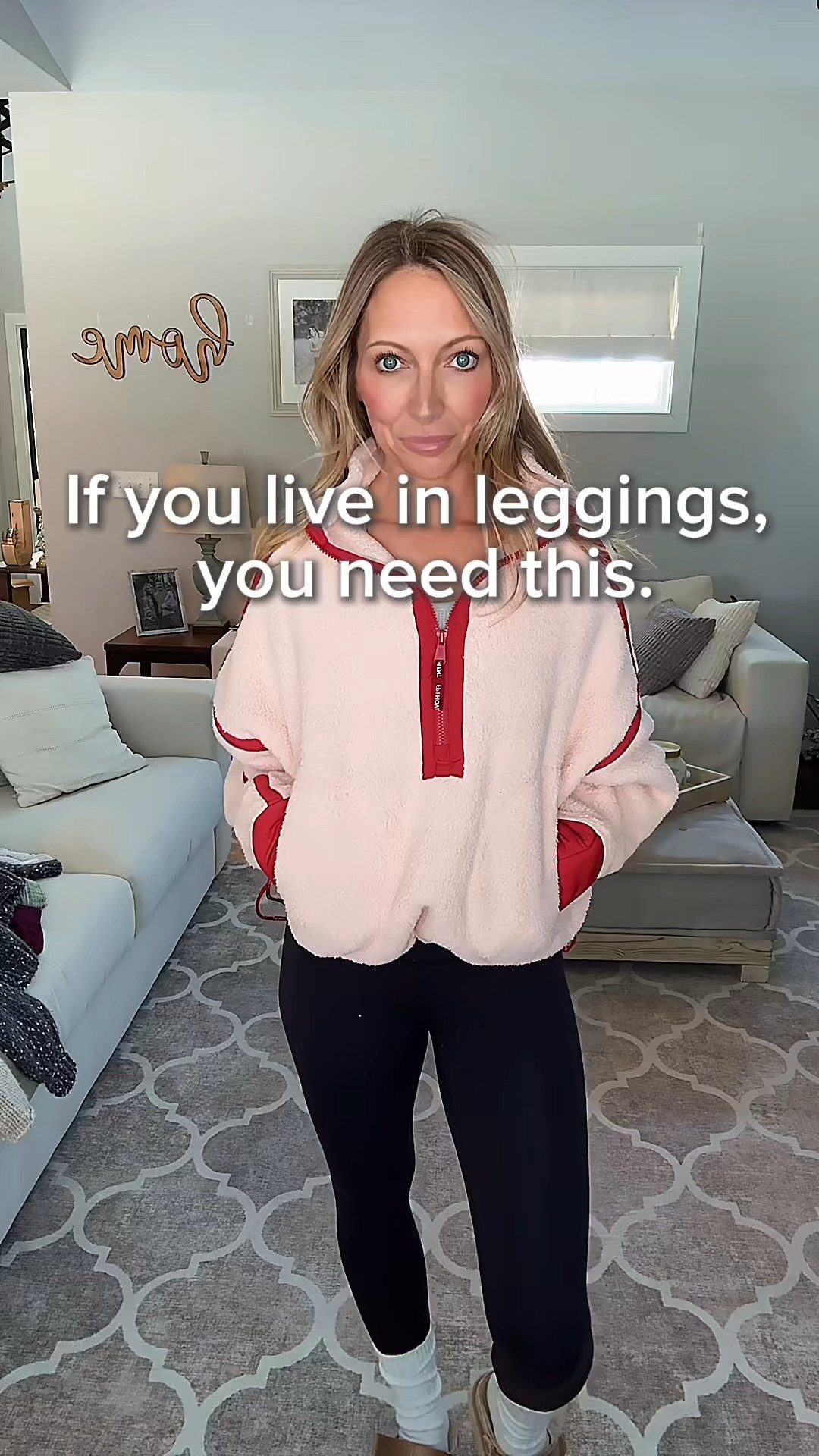 Free People Mountain High Fleece – Cozy  + Leggings Outfit Essential

The Free People Mountain High Fleece is one of those pieces you’ll reach for nonstop once the temps drop. Soft, warm, and perfectly slouchy, it’s ideal for everyday wear with leggings, joggers, or denim.

I love this fleece for casual mom life, travel days, errands, and lounging — it gives that effortless cozy look without feeling sloppy. The relaxed fit makes it easy to layer, and it’s comfortable enough to wear all day.

If you’re building a cold-weather capsule or looking for an elevated cozy layer, this one’s a staple.

👉 Linked here in my usual size.
