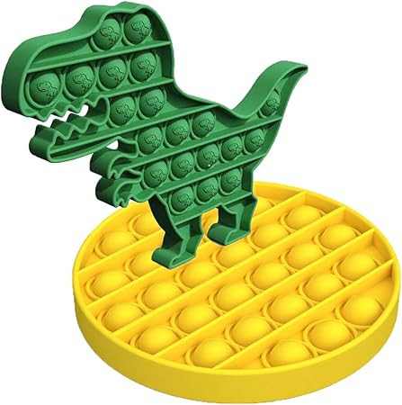 Stress Relief Toys, 2 PCS Push Pop Bubble Fidget Toy, Relieve Stress for Kids and Adults, Sensory... | Amazon (US)