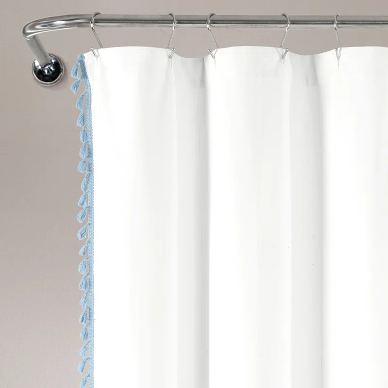 Brandyce Solid Color Single Shower Curtain | Wayfair North America
