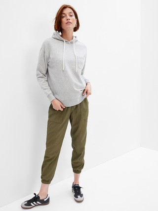 Maternity TENCEL™ Full Panel Utility Joggers | Gap (US)