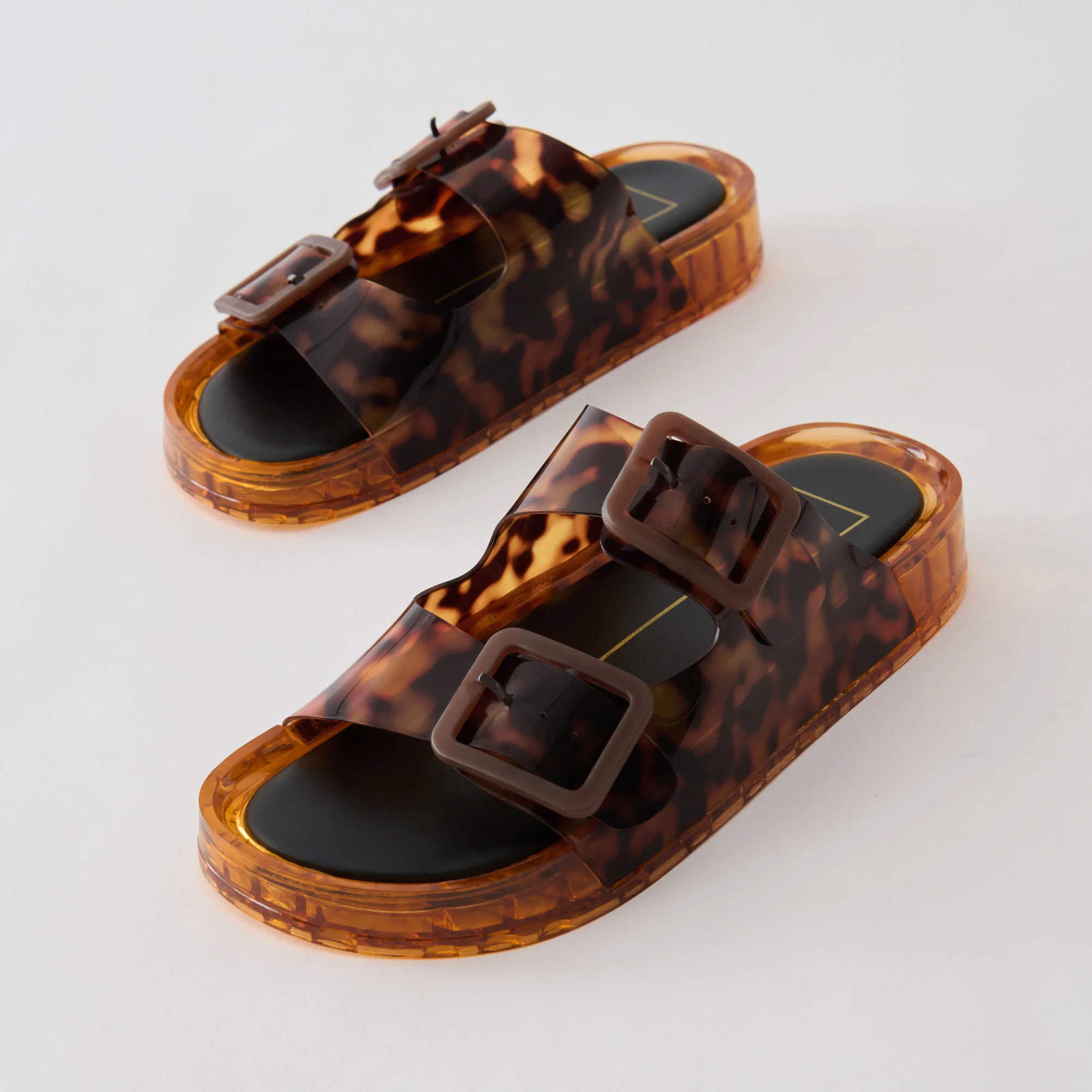 Julio Sandals Tortoise Vinyl | DolceVita.com
