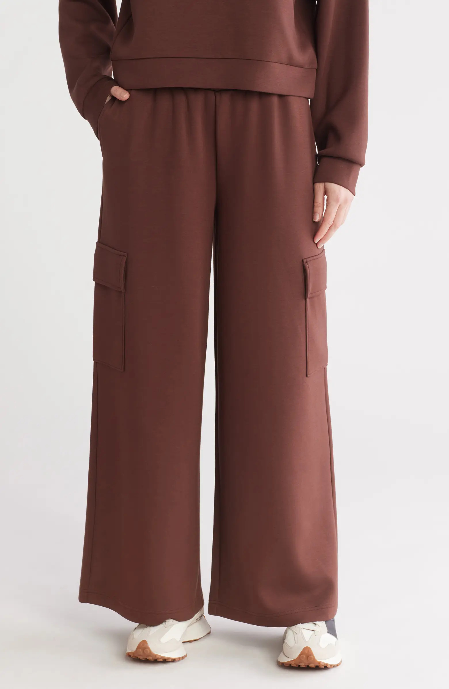 Whisper Scuba Wide Leg Scuba Pants | Nordstrom Rack