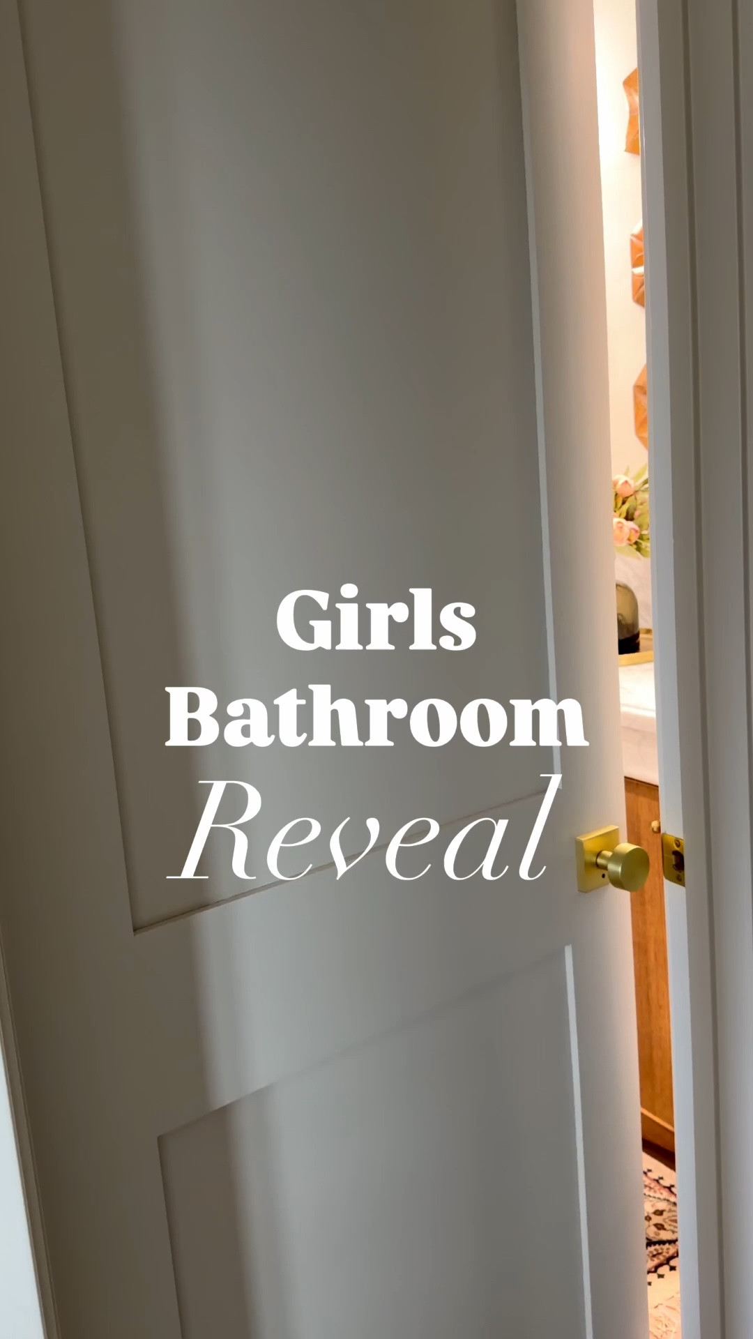The girls bathroom reveal!! #bathroom

#LTKHome #LTKSaleAlert