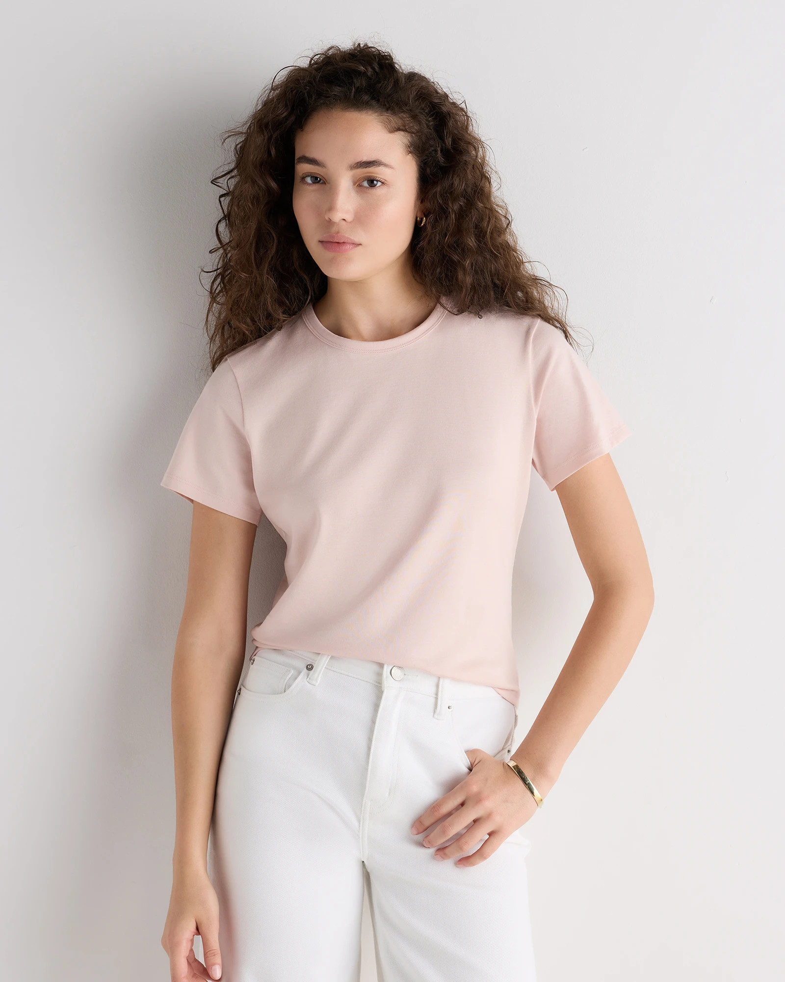 100% Pima Cotton Luxe Touch Slim Fit Tee | Quince