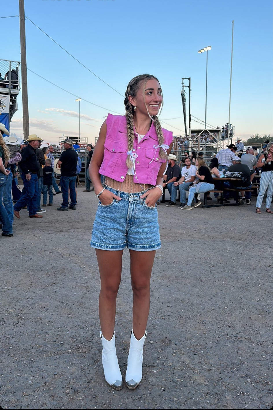 Summer calls for Rodeo nights! I think I’m definitely in my cute cowgirl era! Love these cute boots short ms and top!! 

#LTKFind #LTKshoecrush #LTKU