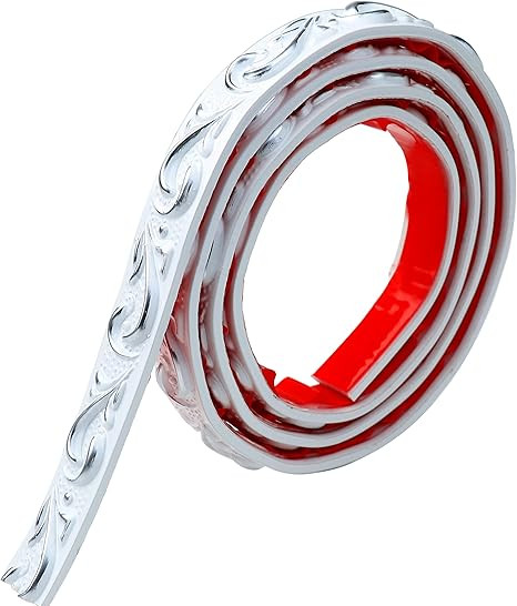 Duzzy Molding Trim Wall Trim, 16.4 Feet Self-Adhesive Flexible DIY Peel and Stick Crown Molding C... | Amazon (US)