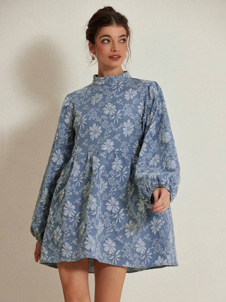 Lantern Sleeve Dress | SHEIN