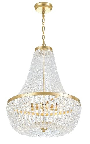 Crystorama Rylee 6 Light Antique Gold Chandelier | Amazon (US)