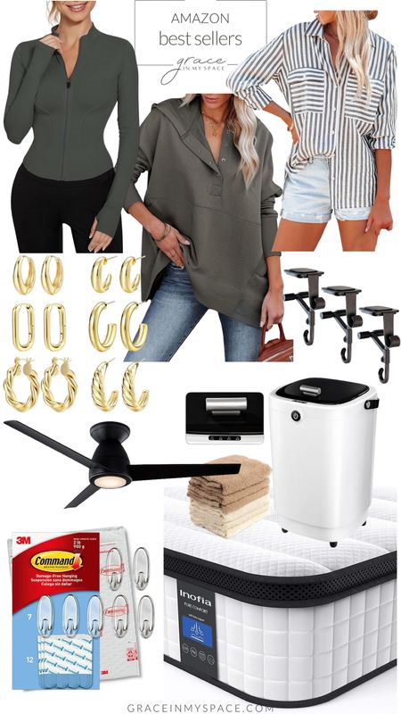 This week's Amazon best sellers is a smattering of women's fashion, Christmas hanging tools and home essentials. These gold hoop earrings are stunning! And a bathroom towel warmer is an ultimate luxury.

#LTKhome #LTKfindsunder100 #LTKGiftGuide