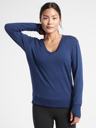 Sunrise V-Neck Sweatshirt | Athleta
