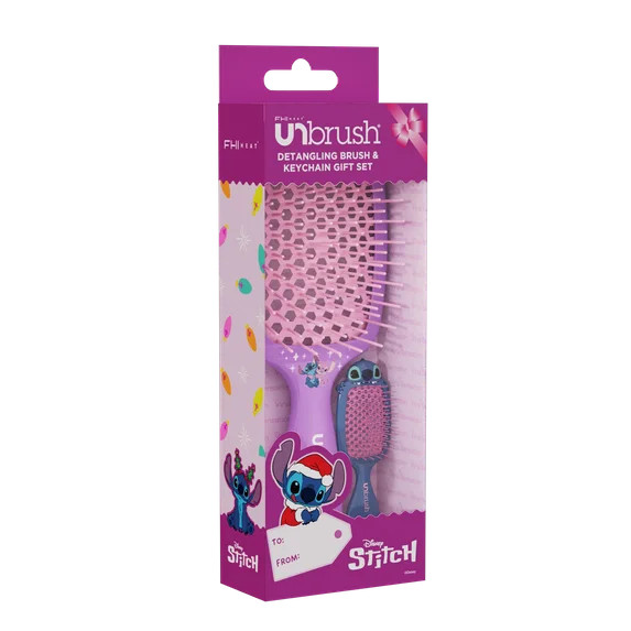 FHI Heat Disney Stitch UNbrush® Gift Set, Detangling for All Hair Types, Purple | Walmart (US)