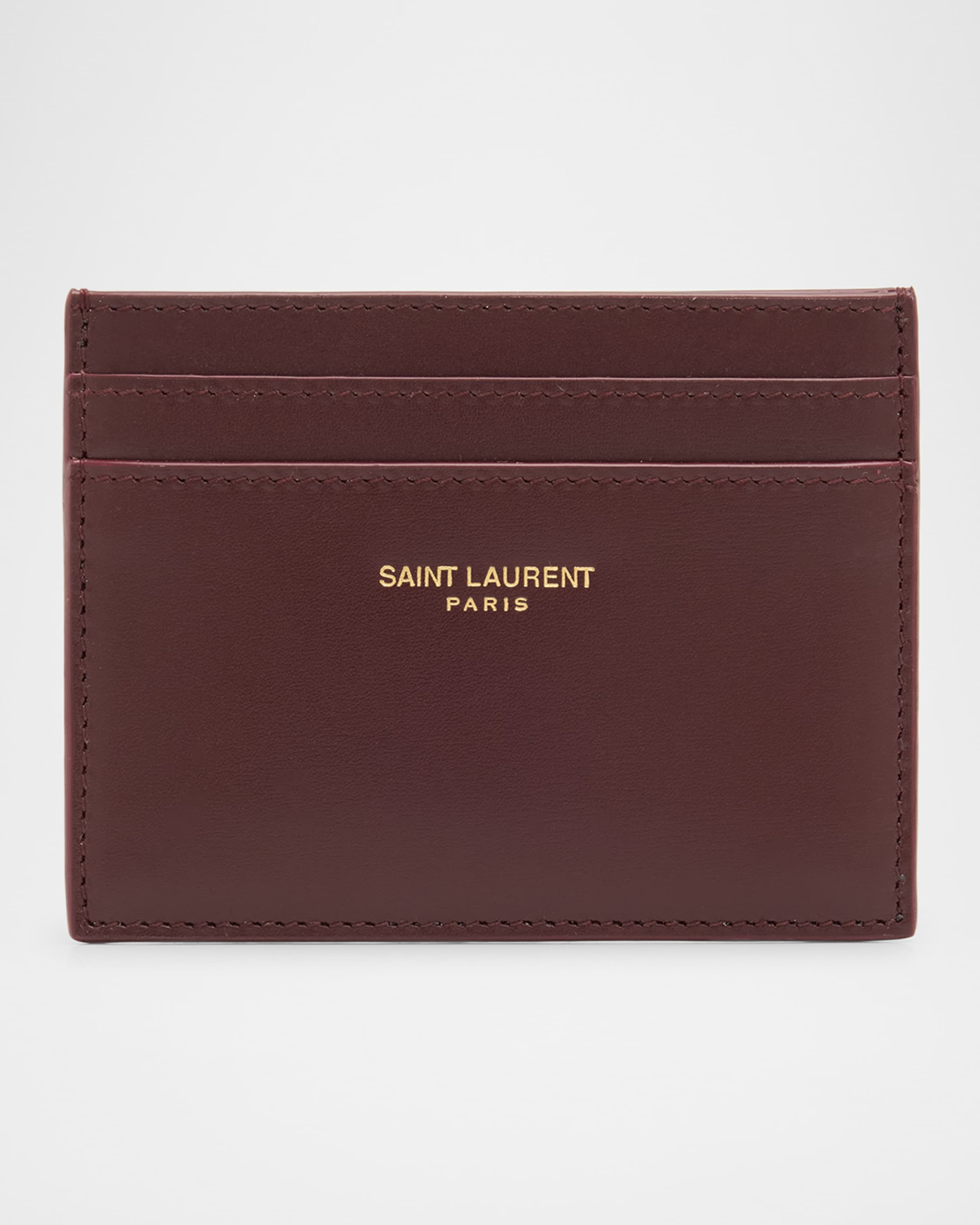 YSL Card Case in Calf Leather | Neiman Marcus