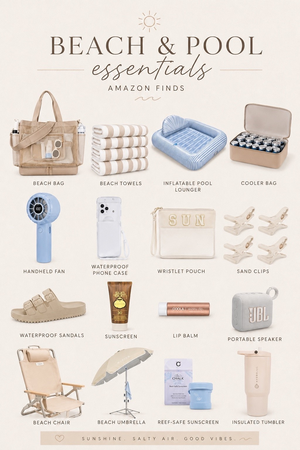 Sunshine, salty air, and all the beach day essentials ☀️🏖️
Sharing my favorite Amazon finds for pool days, beach trips, and summer vacations — from the cutest beach bag to the must-have cooling fan & comfy slides 🤍✨ Everything linked on my LTK!