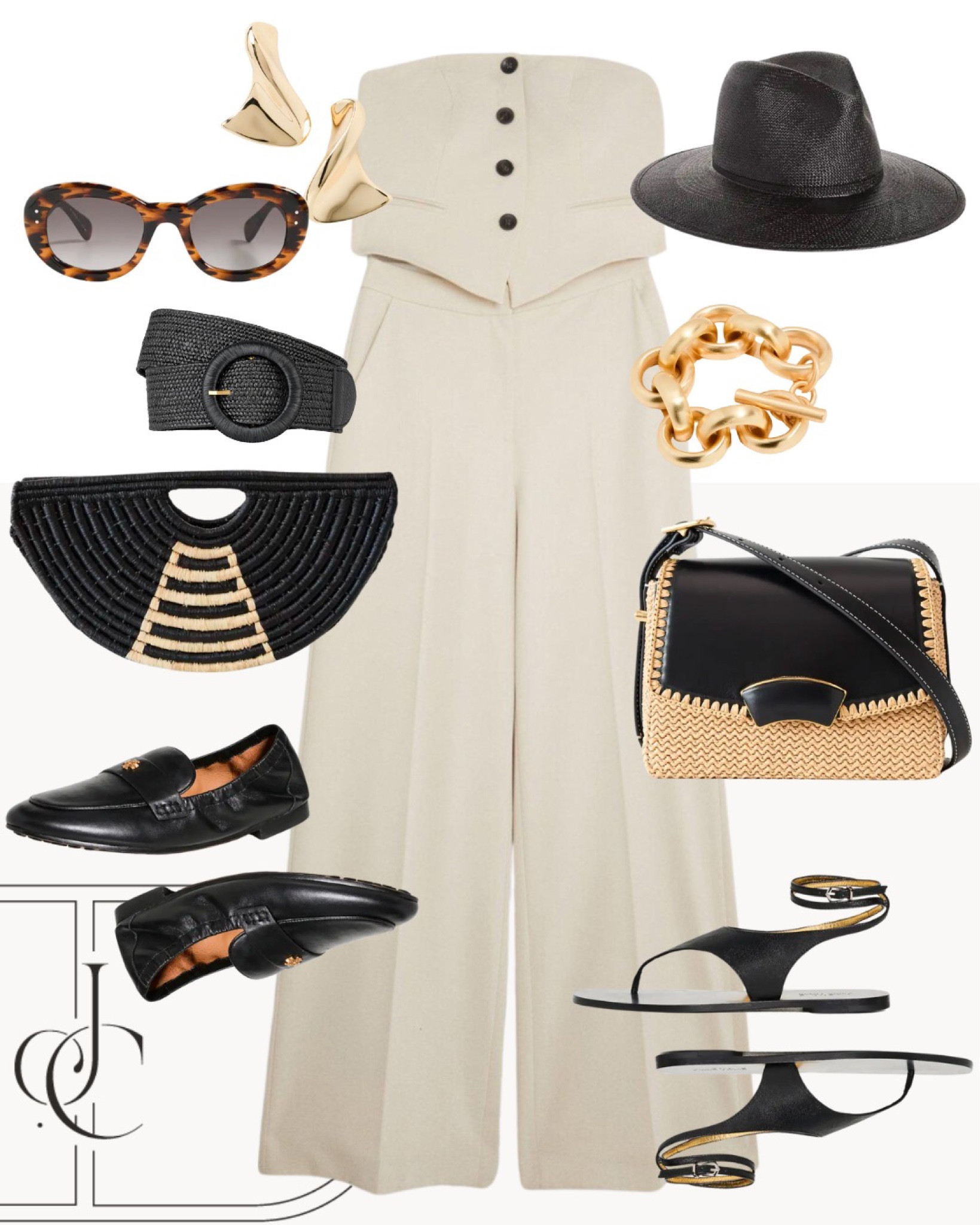 This  good looking jumpsuit gives the appearance of a vest and pant when it’s actually one piece. So unique! The accessories bring a pop of black for a beautiful contrast. 

Use code JESS20 for 20% off your purchase from Karen Millen. 

Floral dress, spring dress, hat, sunglasses, earrings 

#LTKshoecrush #LTKover40 #LTKstyletip