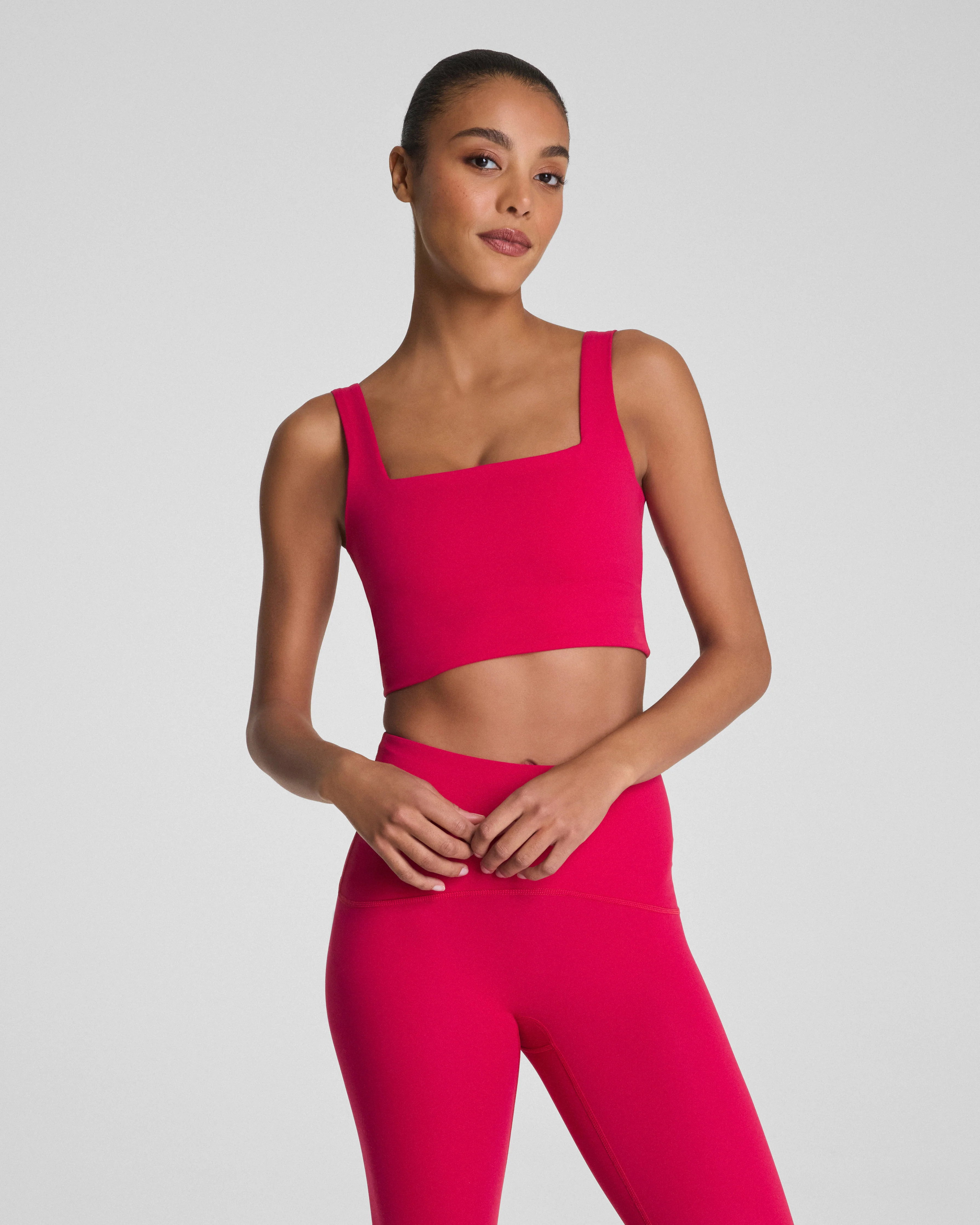 SPANX® BoostUpCropped Square Neck Shelf Tank | Spanx