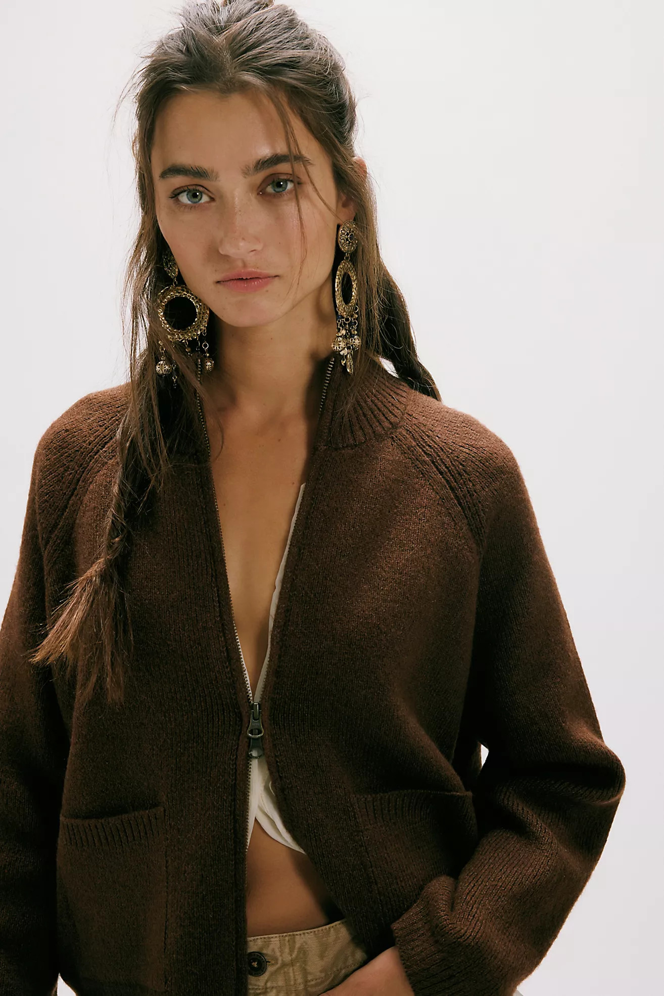 We The Free On It Zip-Up Cardigan | Free People (Global - UK&FR Excluded)