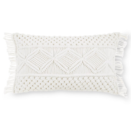 Bouclair Lelia Macramé Decorative Lumbar Pillow | Walmart (CA)