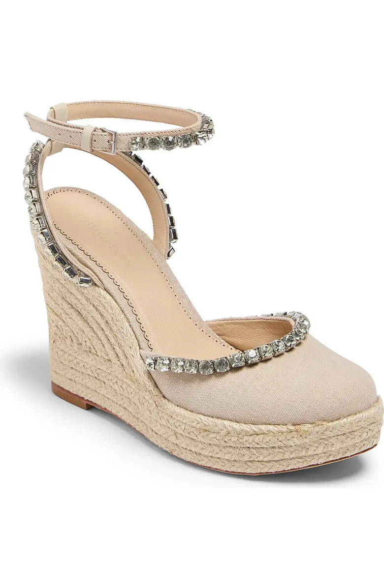 Cinq à Sept Jeanne Crystal Espadrille Wedge (Women) | Nordstrom | Nordstrom