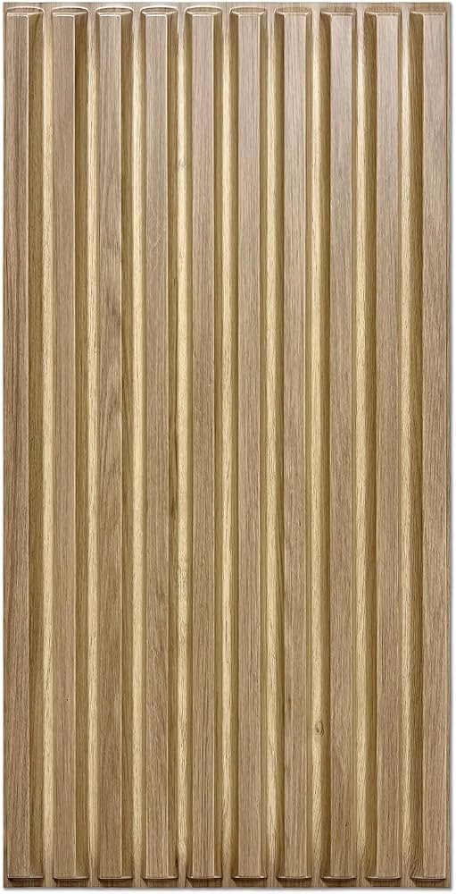 STICKGOO 6PCS 3D Wall Panels Peel and Stick, Main String Slat Wall Paneling, PVC Black 3D Wall Pa... | Amazon (US)