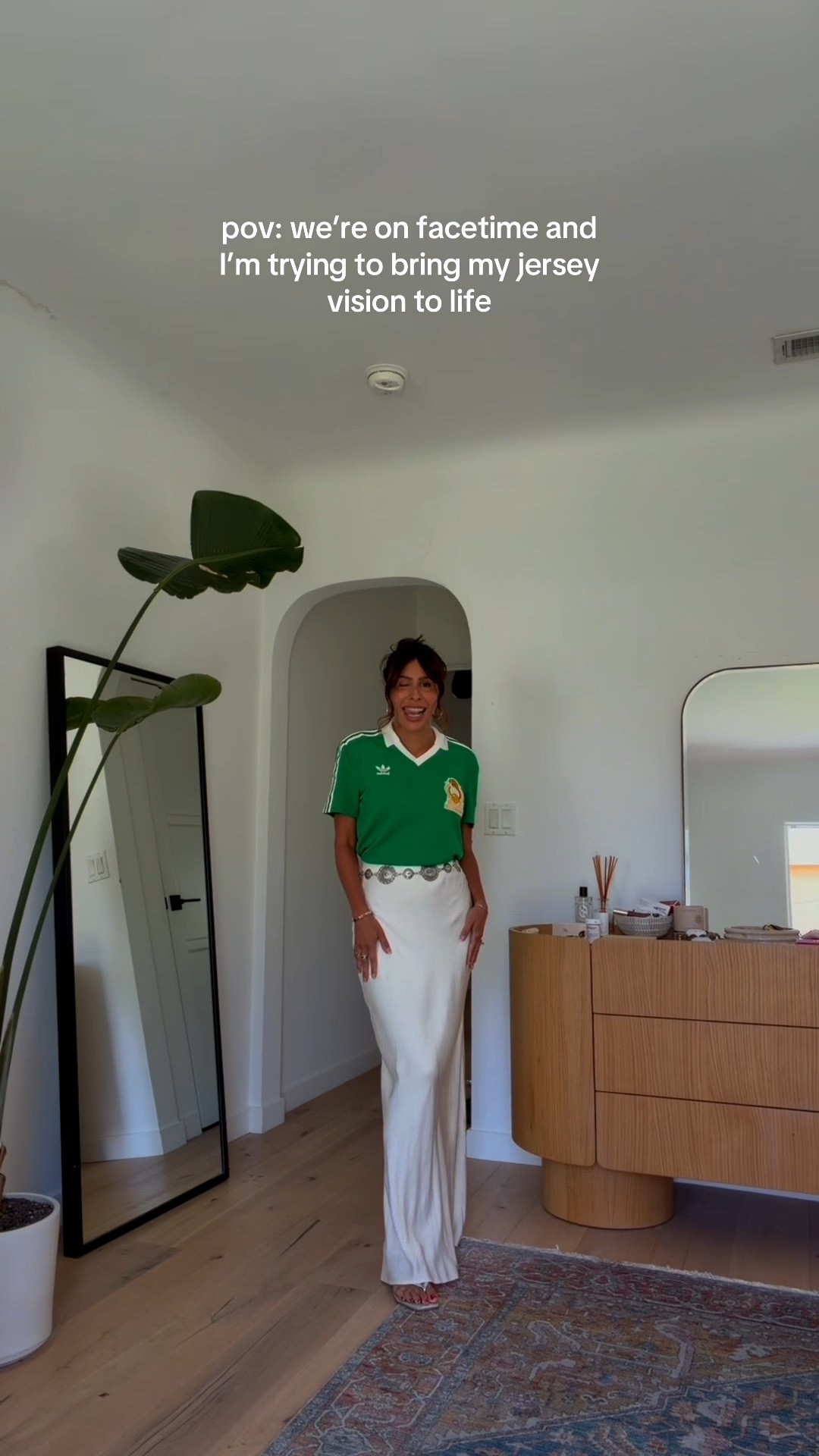 ready for the world cup! I’m obsessed with this Mexico Jersey

#LTKgrwm #LTKootd