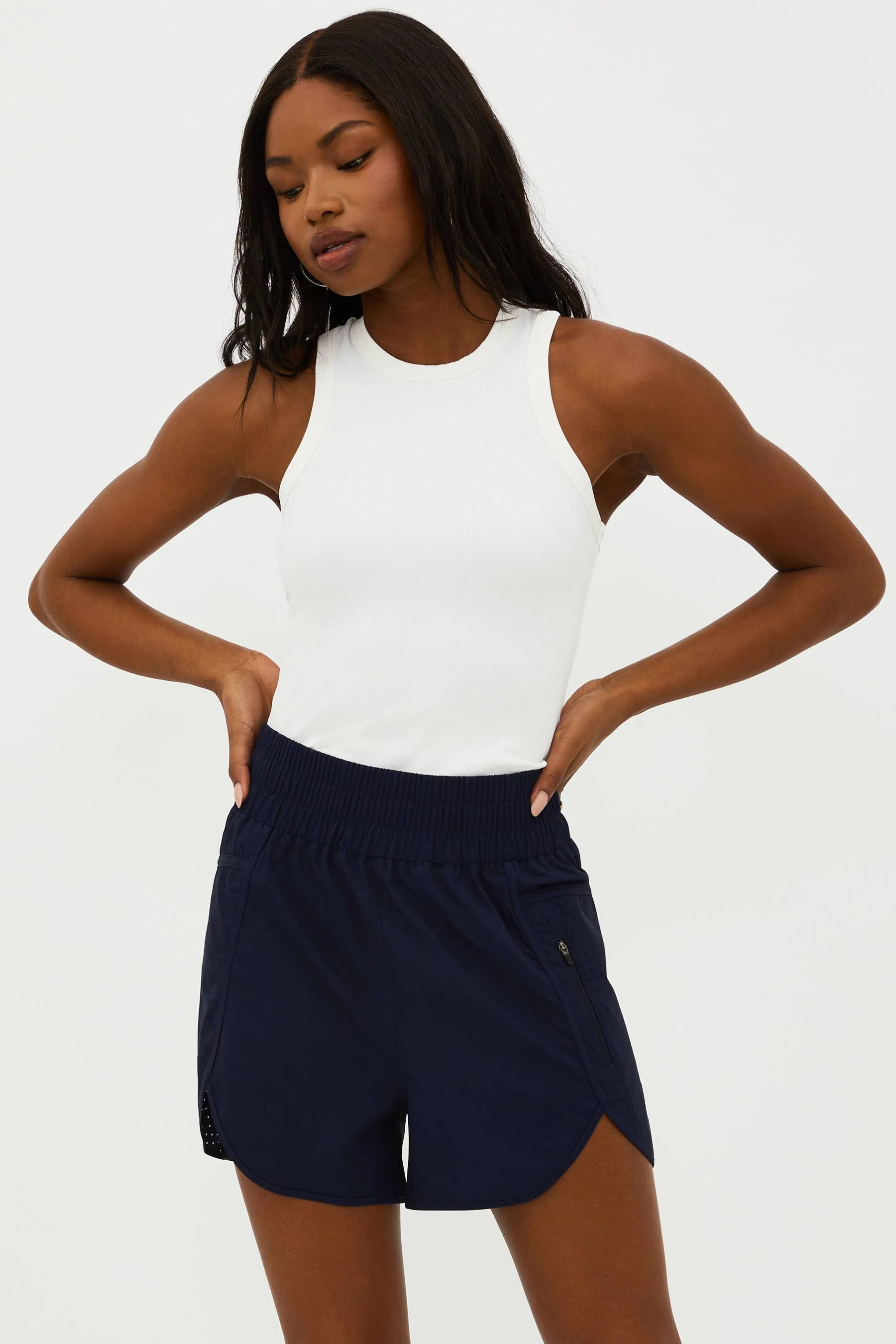 Donna Tank White | Active Top | Beach Riot | Beach Riot