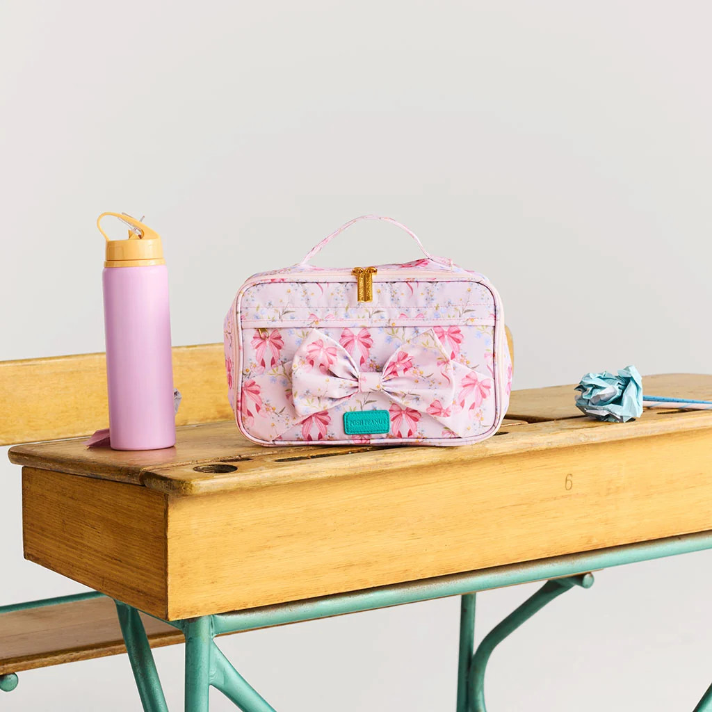 Bows Pink Toddler Lunch Box | Harriet | Posh Peanut