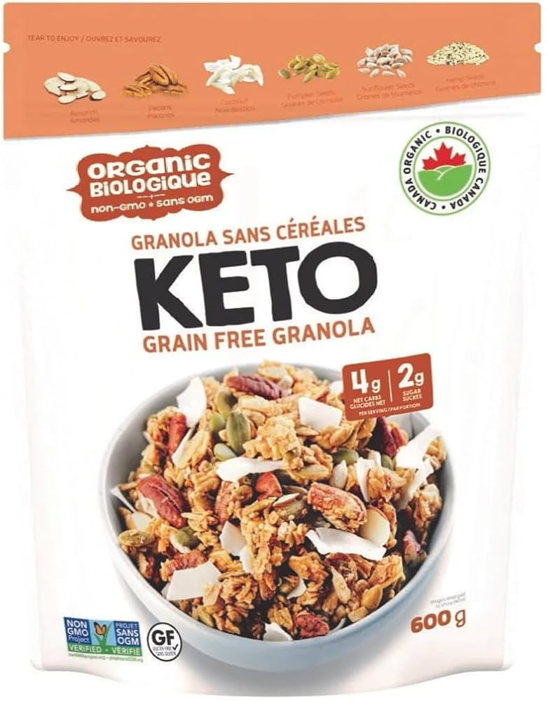 𝟨𝟢𝟢gr., Granola. Keto. Grain Free. Оrgаnіс. ӏոոо Fооdѕ. (𝟤𝟣oz.) | Amazon (CA)