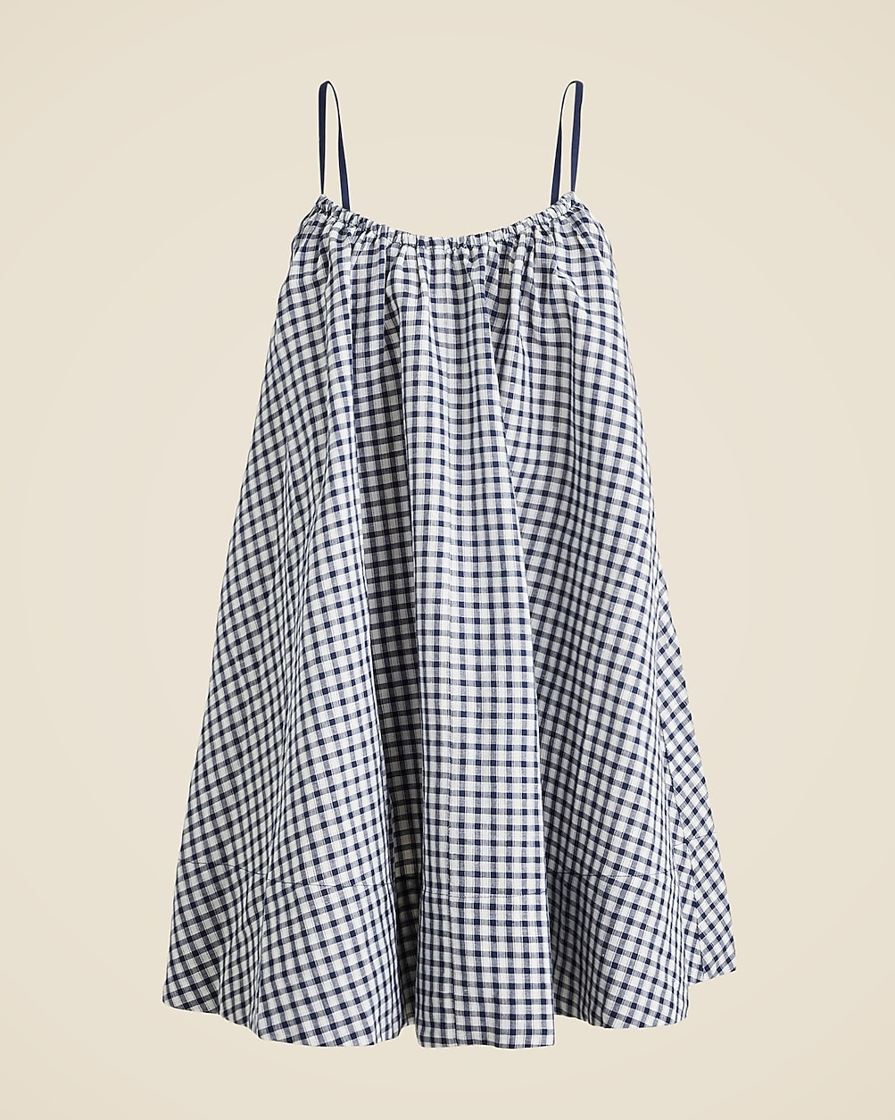 Swingy tie-back beach dress in linen-cotton blend | J. Crew US