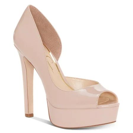 Jessica Simpson Women Martella Dress Heel Nude Blush Pat (9.5) | Walmart (US)