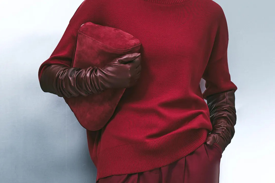 Long Burgundy Genuine Leather Gloves, Customizable Opera Length Bordeaux Gloves, Fashion Winter G... | Etsy (US)