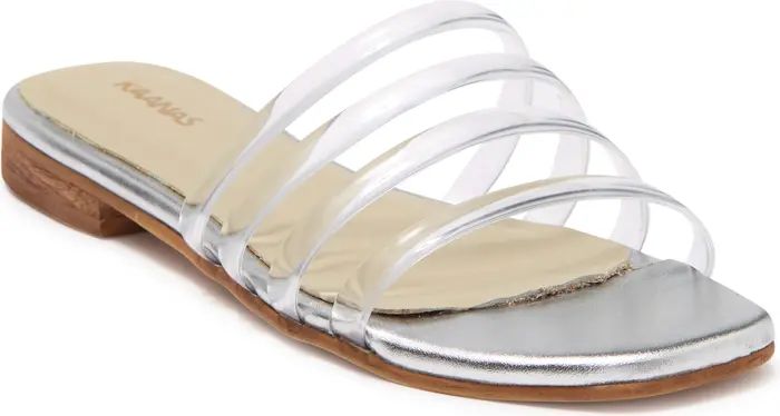 KAANAS Toulouse Clear Strap Slide Sandal | Nordstromrack | Nordstrom Rack