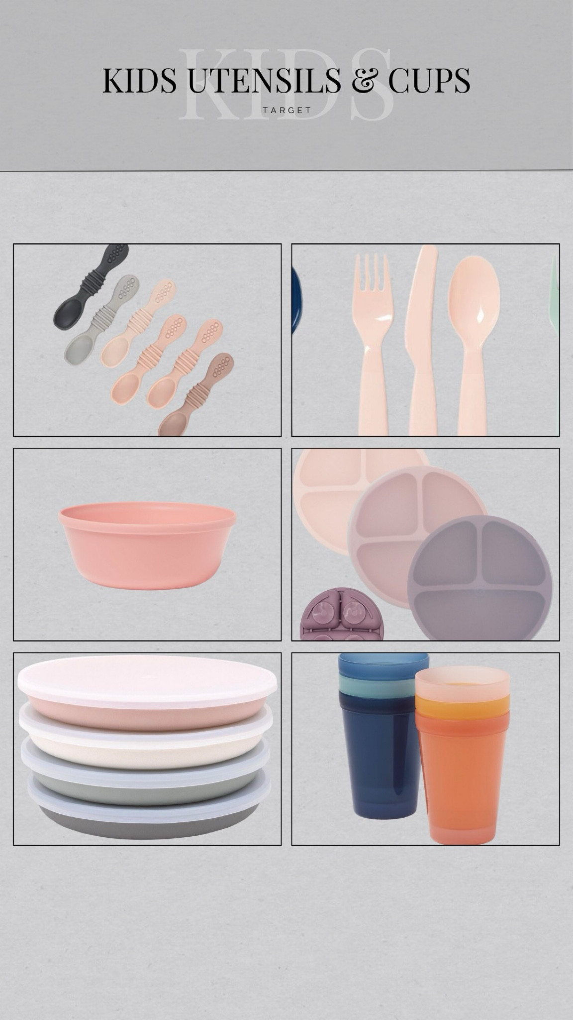 new kids utensils and cups at @target #targetfinds #kids #dinnerware #utensil #forks #plates #suctionplates #newattarget

#LTKbaby #LTKkids #LTKhome
