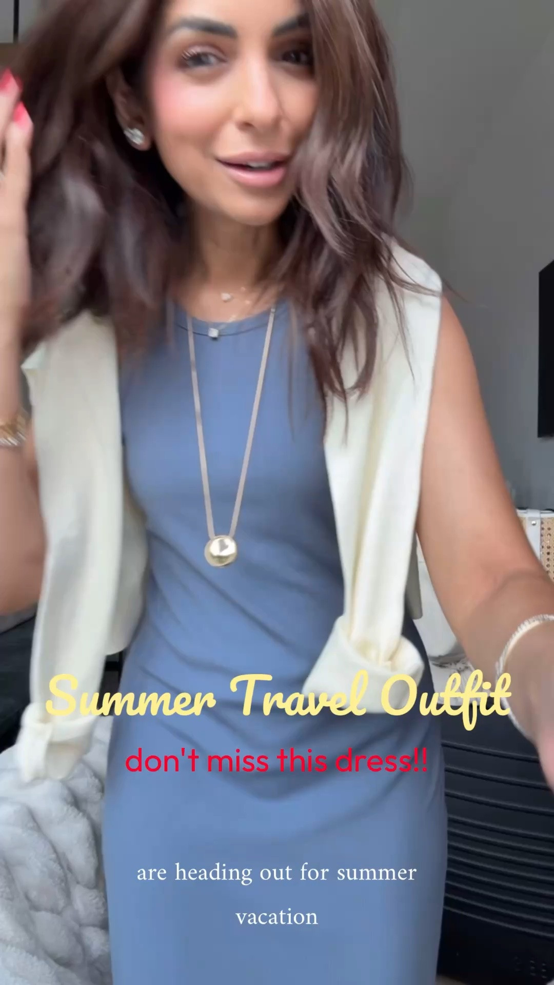 This dress is so comfortable and flattering and on sale today! I'm in xs petite length for size reference! These cardigans are incredibly soft and the perfect lightweight option for summer! Wearing my true size XS in them!

#LTKTravel #LTKSaleAlert #LTKPetite