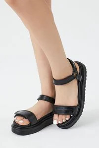 Faux Croc Lug-Sole Sandals | Forever 21 (US)