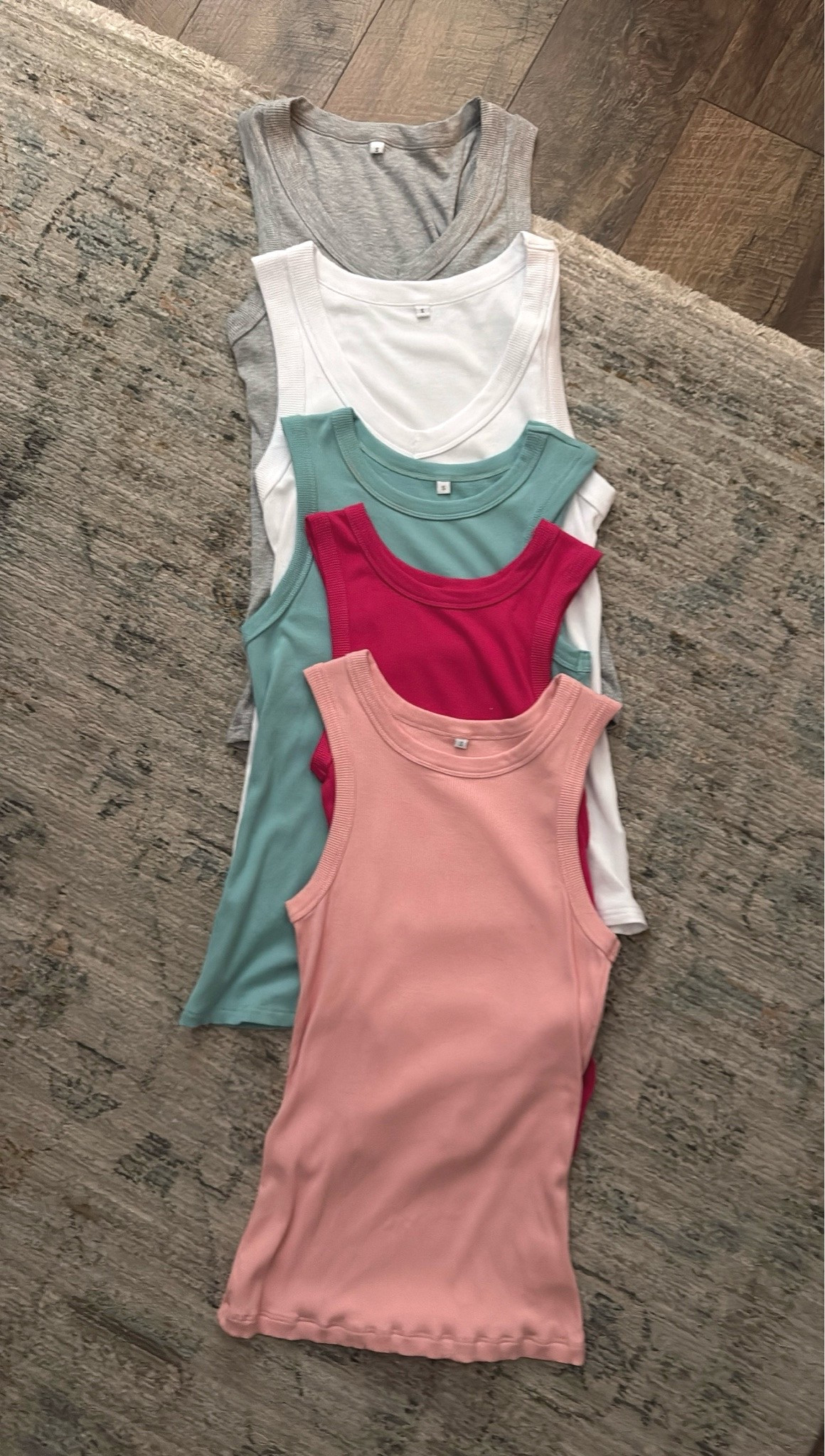 Basic tanks
Great alone or layered
These hold their shape 
Wash up beautifully
I wear a small 


Amazon fashion, Summer tops, summer tanks, v neck tanks, high neck tanks, Racerback tanks, Anrabess fashion

#LTKSeasonal #LTKPetite #LTKSaleAlert